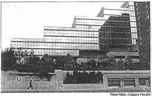 The Civic Plaza parkade is a far quieter scene than when this stretch of 9th Avenue S.E. was known as Whisky Row.