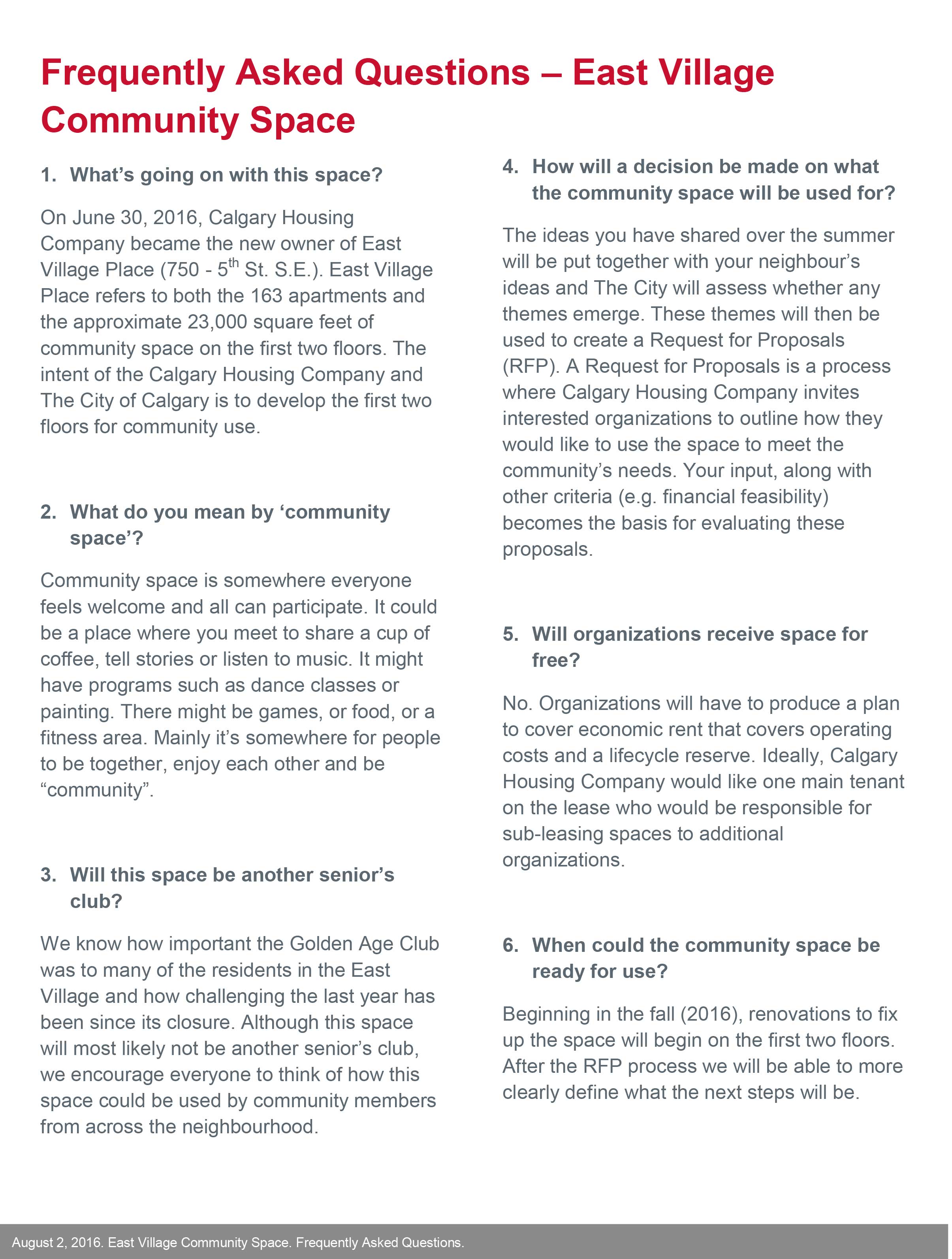 EV Community Space - FAQs